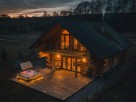 Bluebell Riverside Log Cabins with Private Hot Tub in Rural Cumbria, near Carlisle, England